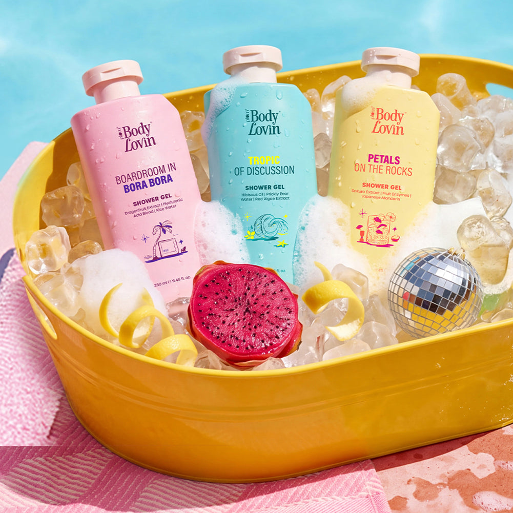 Brightening & refreshing shower gels