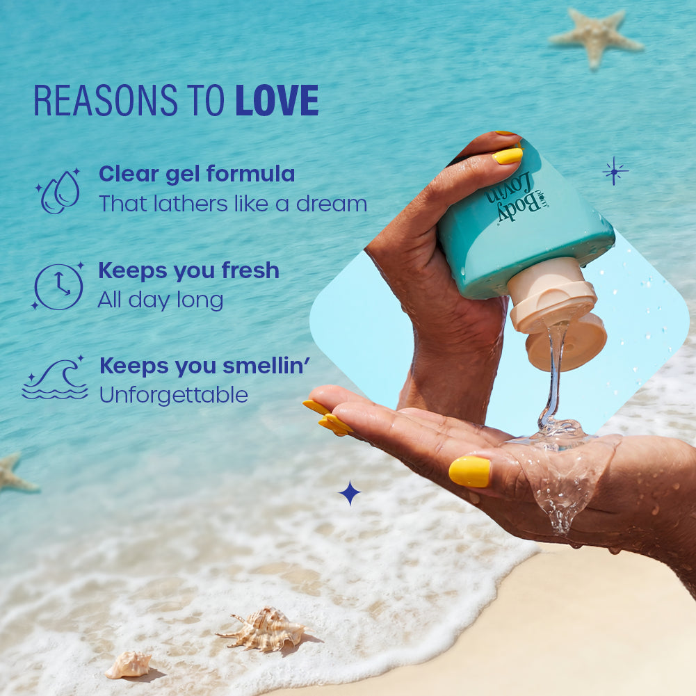 Brightening & refreshing shower gels