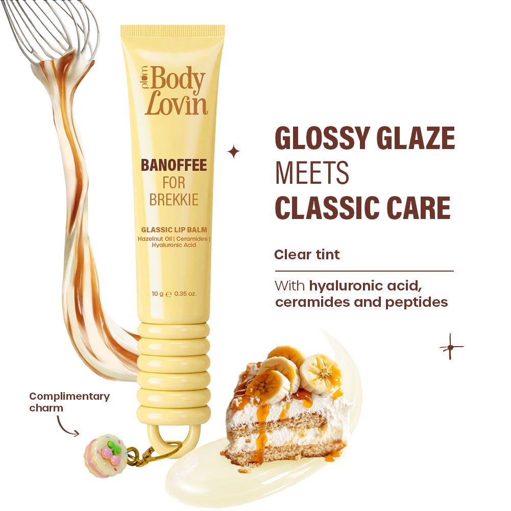 Banoffee for Brekkie Glassic Lip Balm