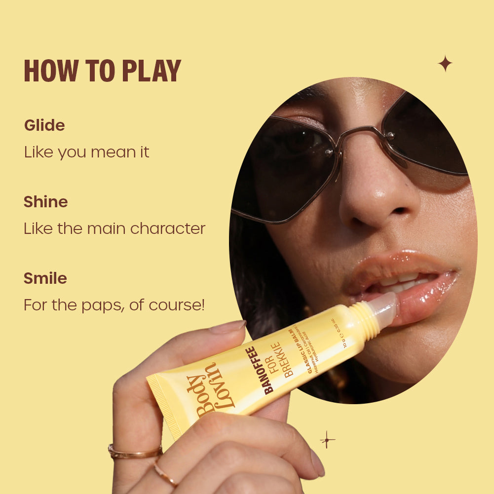 Banoffee for Brekkie Glassic Lip Balm