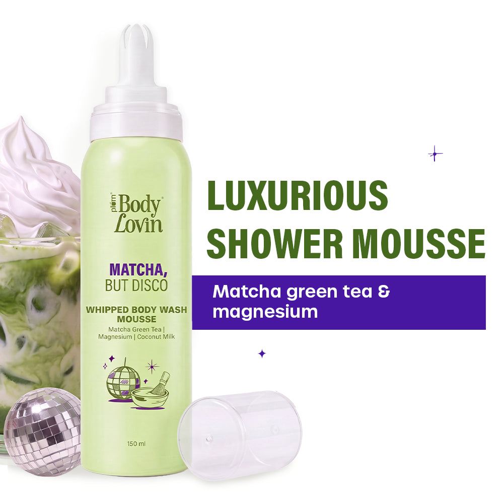 Matcha, But Disco Whipped Body Wash Mousse