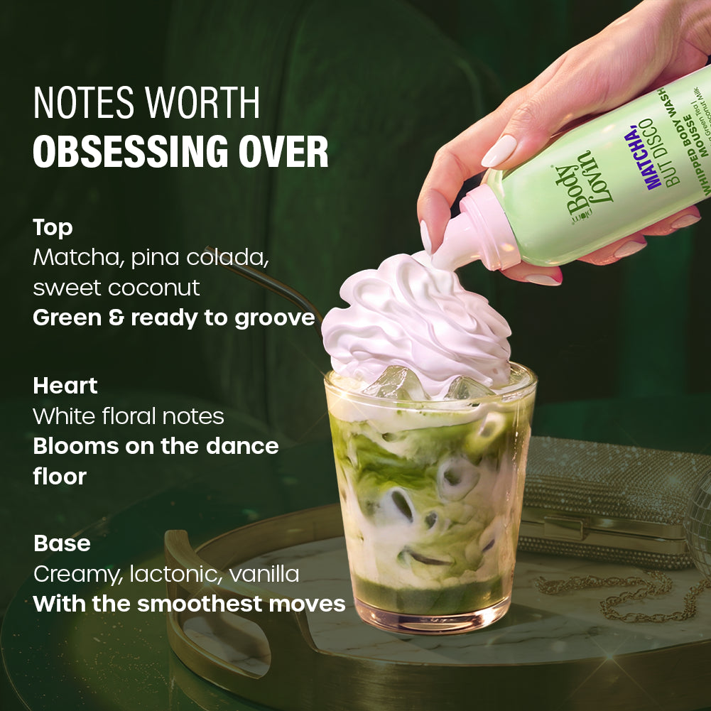 Matcha, But Disco Whipped Body Wash Mousse