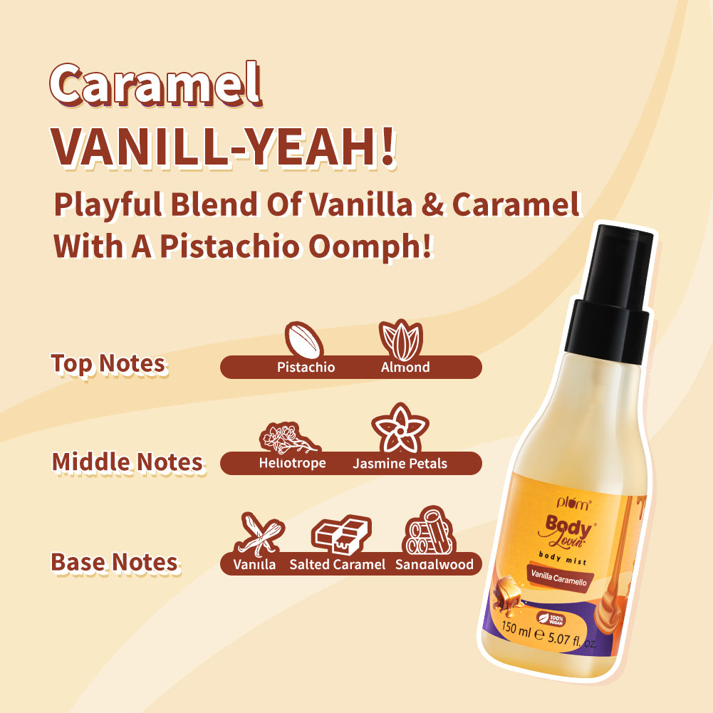Vanilla Caramello Body Mist