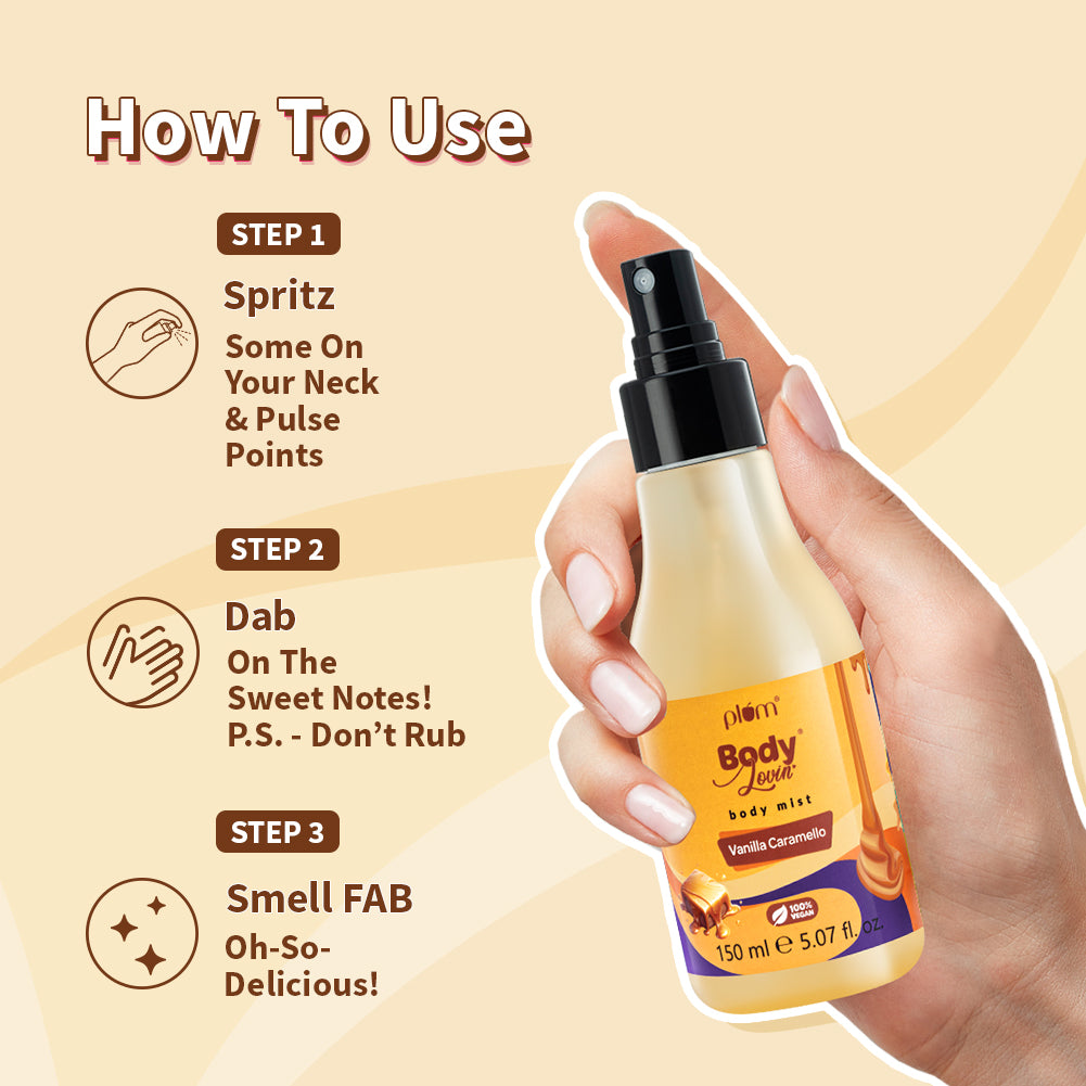 Vanilla Caramello Body Mist