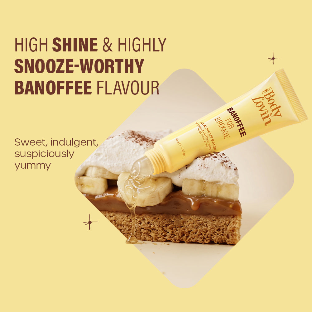 Banoffee for Brekkie Glassic Lip Balm