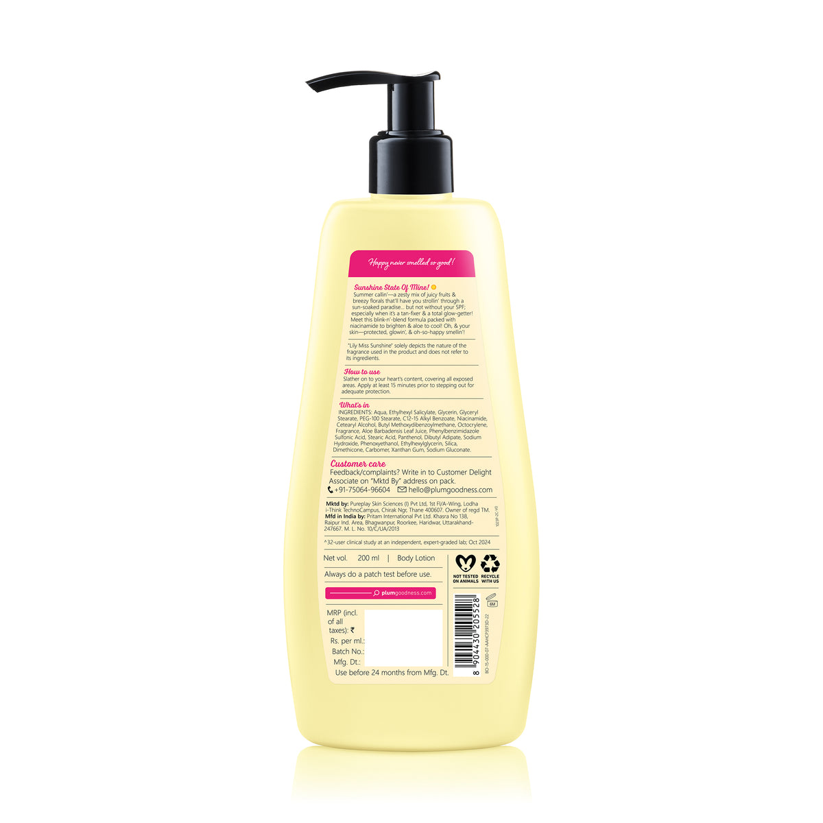 Lily Miss Sunshine Sunscreen Body Lotion SPF 35 PA+++