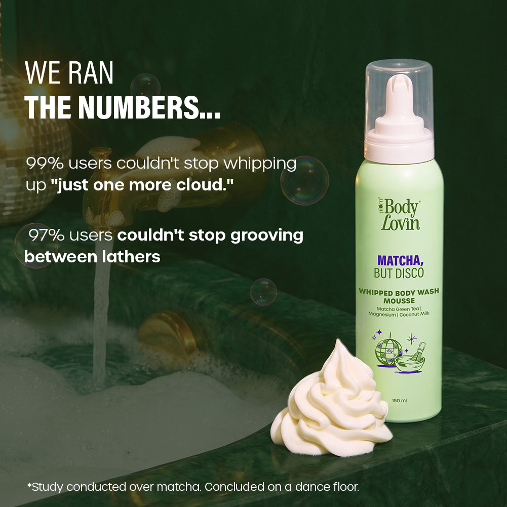 Matcha, But Disco Whipped Body Wash Mousse