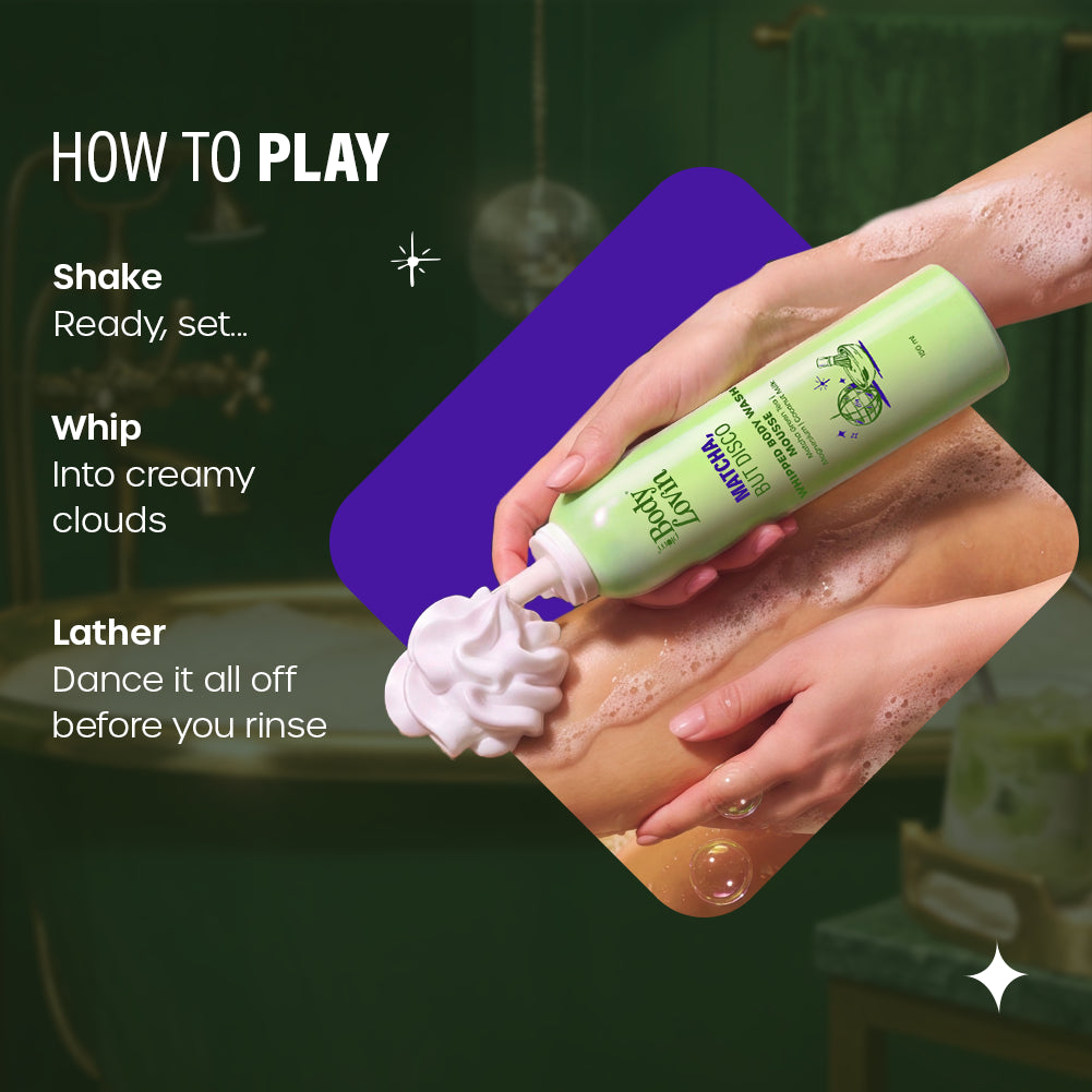 Matcha, But Disco Whipped Body Wash Mousse
