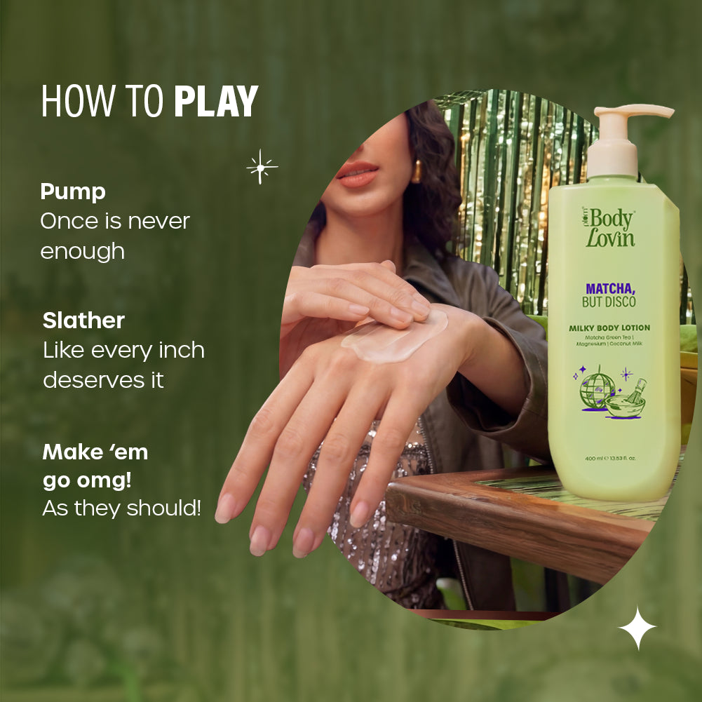 Matcha, But Disco Body Lotion