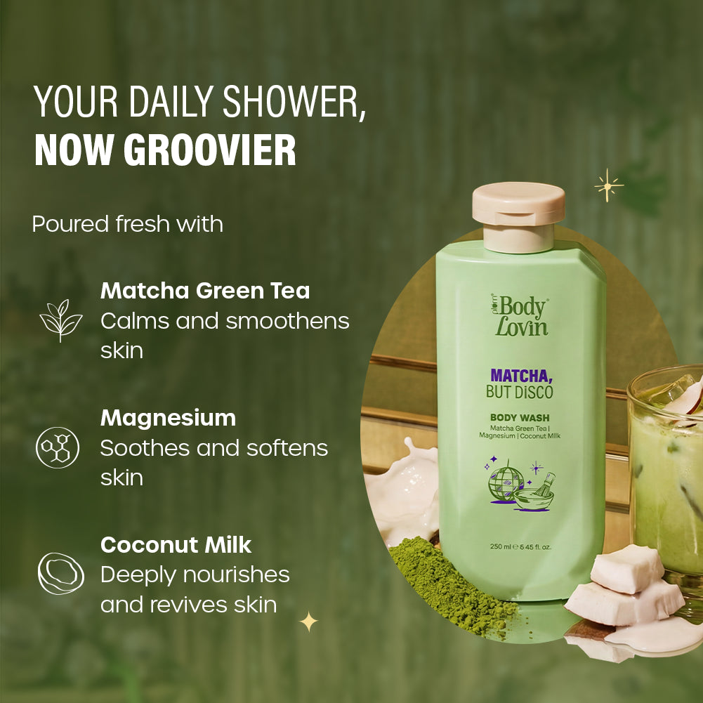 Matcha, But Disco Body Wash