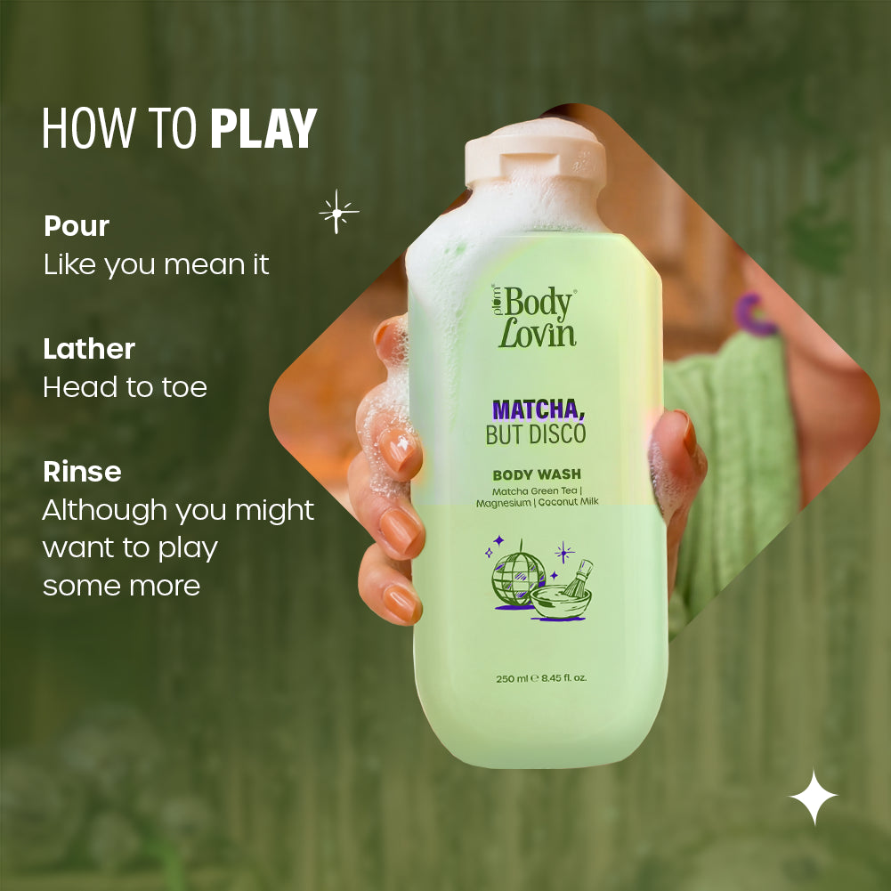 Matcha, But Disco Body Wash