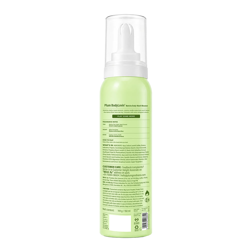 Matcha, But Disco Whipped Body Wash Mousse