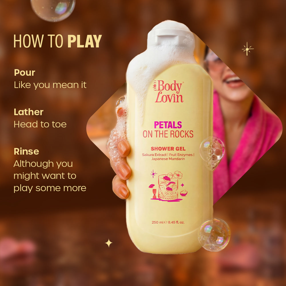 Petals On The Rocks Shower Gel