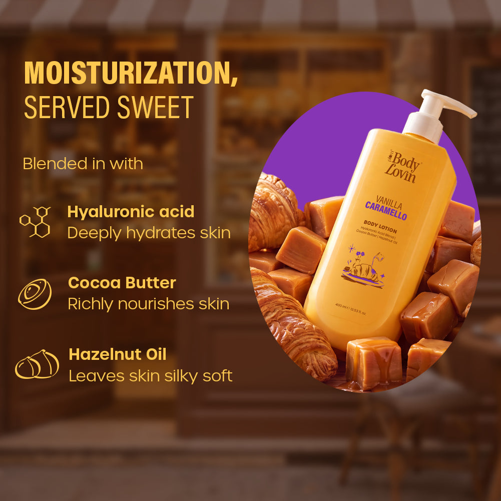 Smell Delish Vanilla Caramello Lotion & Perfume Duo