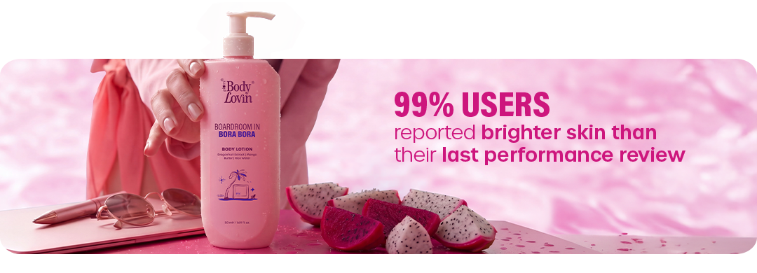Boardroom in Bora Bora body lotion banner