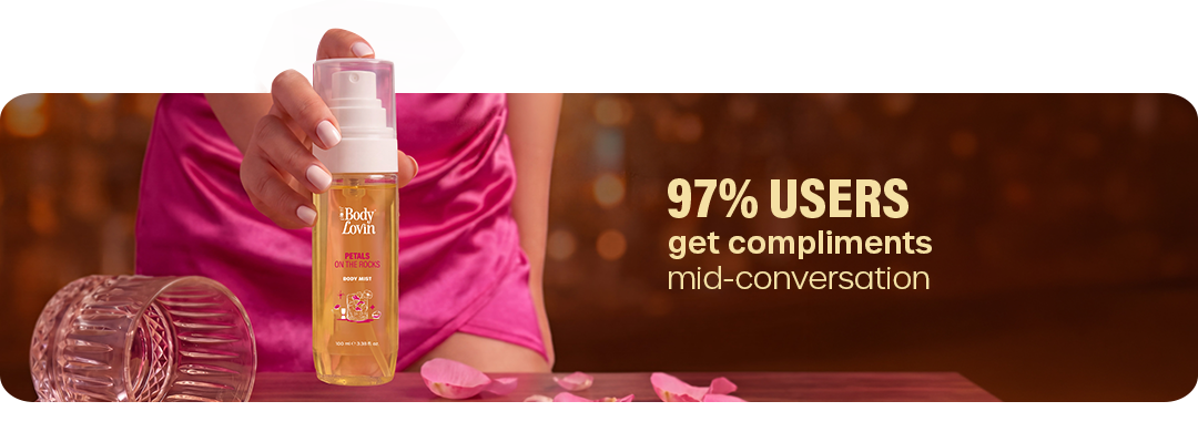 Petals On The Rocks body mist banner